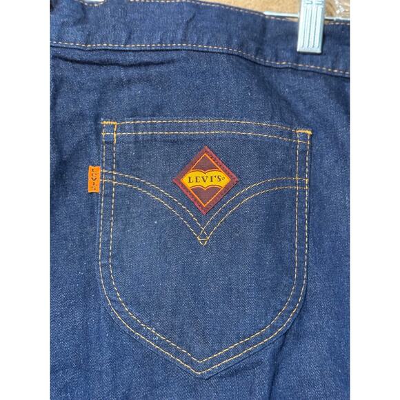 Vintage Levi Orange Tab Jeans Mens 40W 33L Baggy Diamond Logo Made In USA Rare - Picture 3 of 9